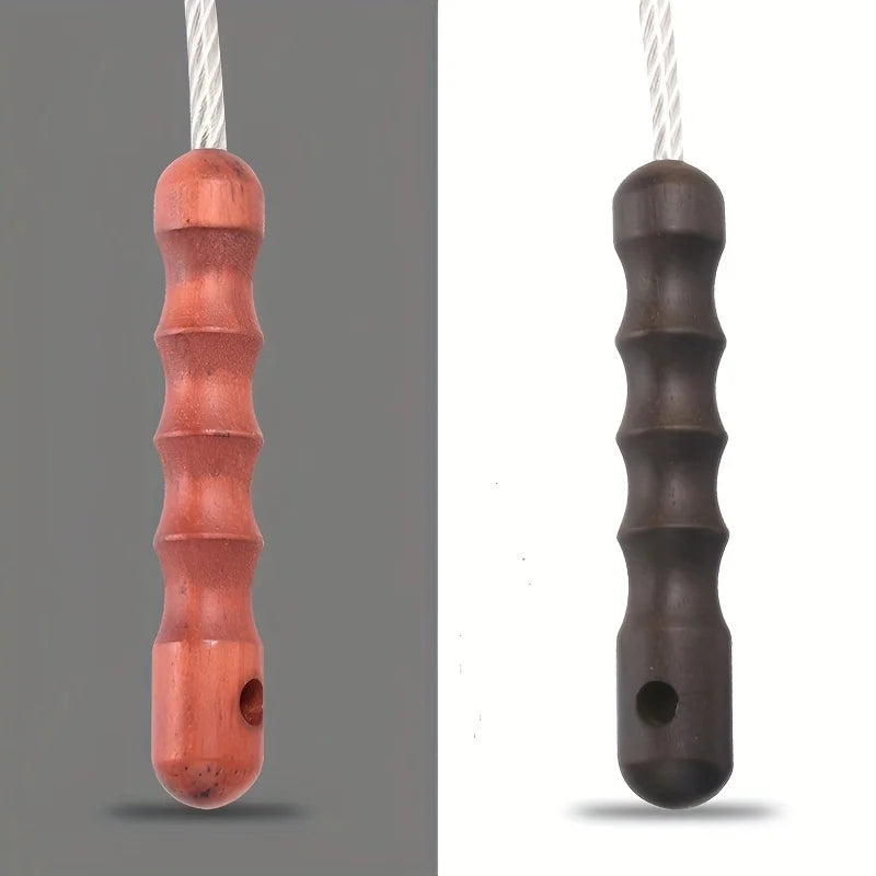 Wood Handle Emergency Whip with Glass Breaker