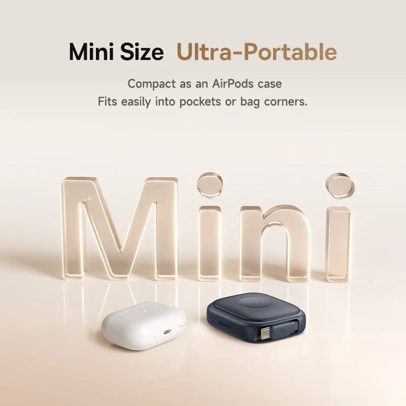 100W Retractable USB-C Fast Charging Cable with Magnetic Design