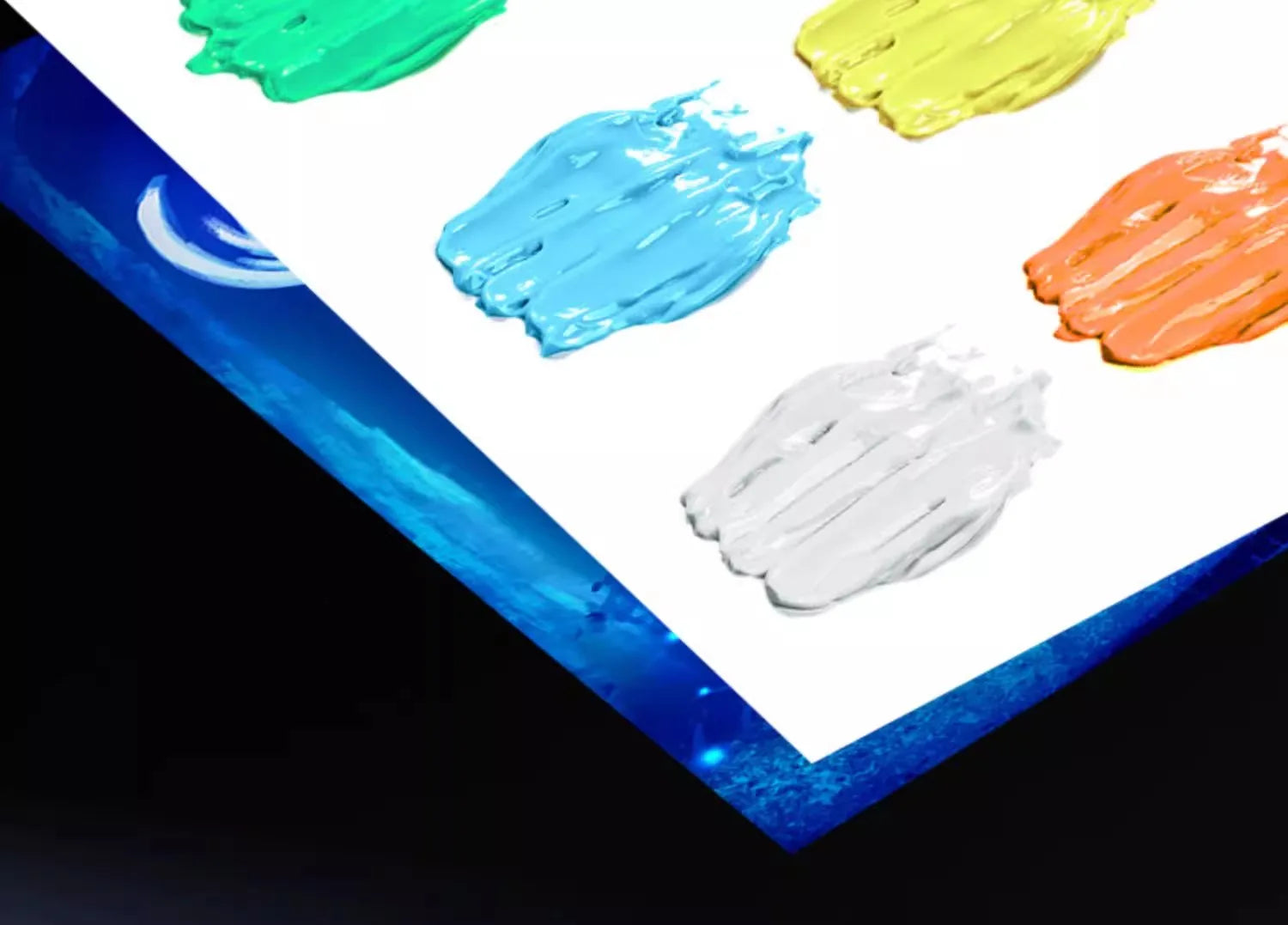 58ML Fluorescent Acrylic Pigment – Glow in the Dark