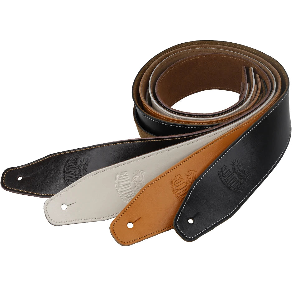 Gitarový popruh z lícovej štiepenky GL-014, 120–140 cm