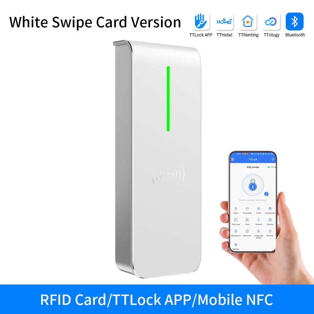 TTLock Bluetooth Access Control System IP67 Waterproof RFID Reader