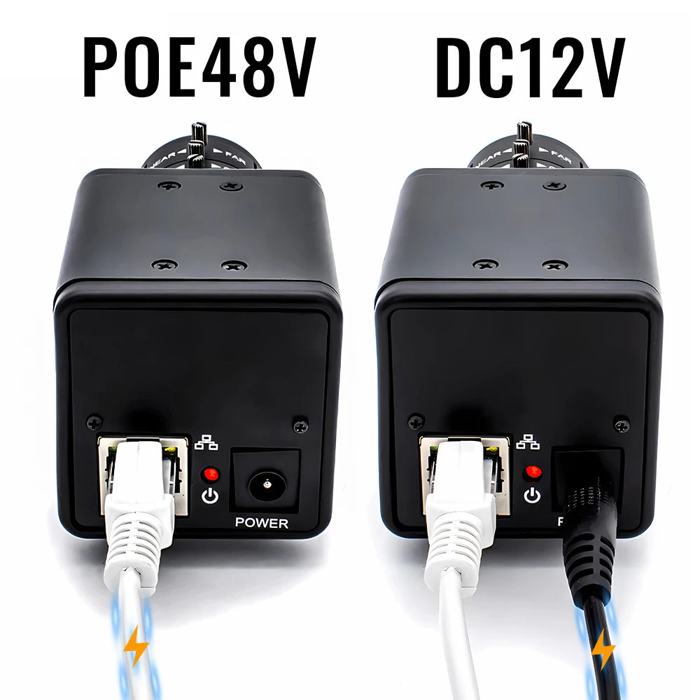 WGWK Caméra IP MINI 4K 3/4/5/8MP Zoom Manuel POE48V Objectif CS Boîtier Métallique Inspection Industrielle Sécurité Webcam Vidéo Surveillance