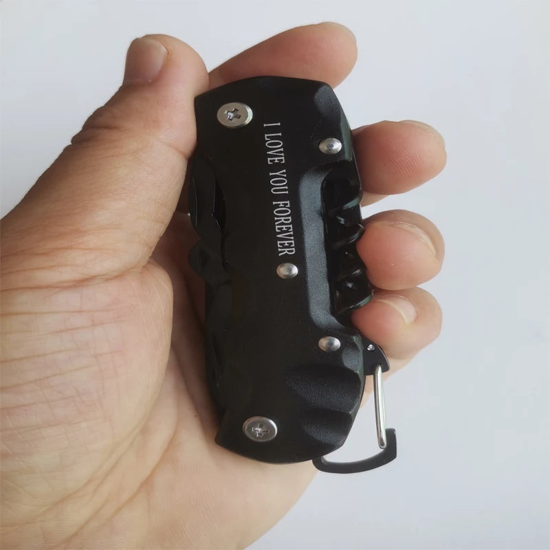 Multifunctional Folding Swiss Army Portable Stainless Steel Pocket Knife Outdoor Camping Emergency CombinationTool Survival Gear 