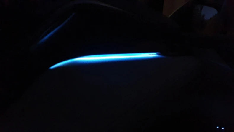 PMFC Ambient Light LED Center Console Or Storage BoxCar Interior Decorative Light Atmosphere Lamp For Toyota Camry 2018-2022