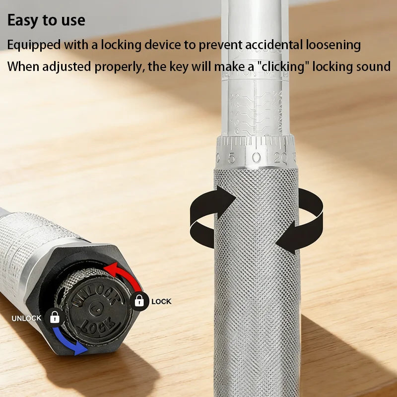 Three-Eighths Drive Adjustable Torque Wrench