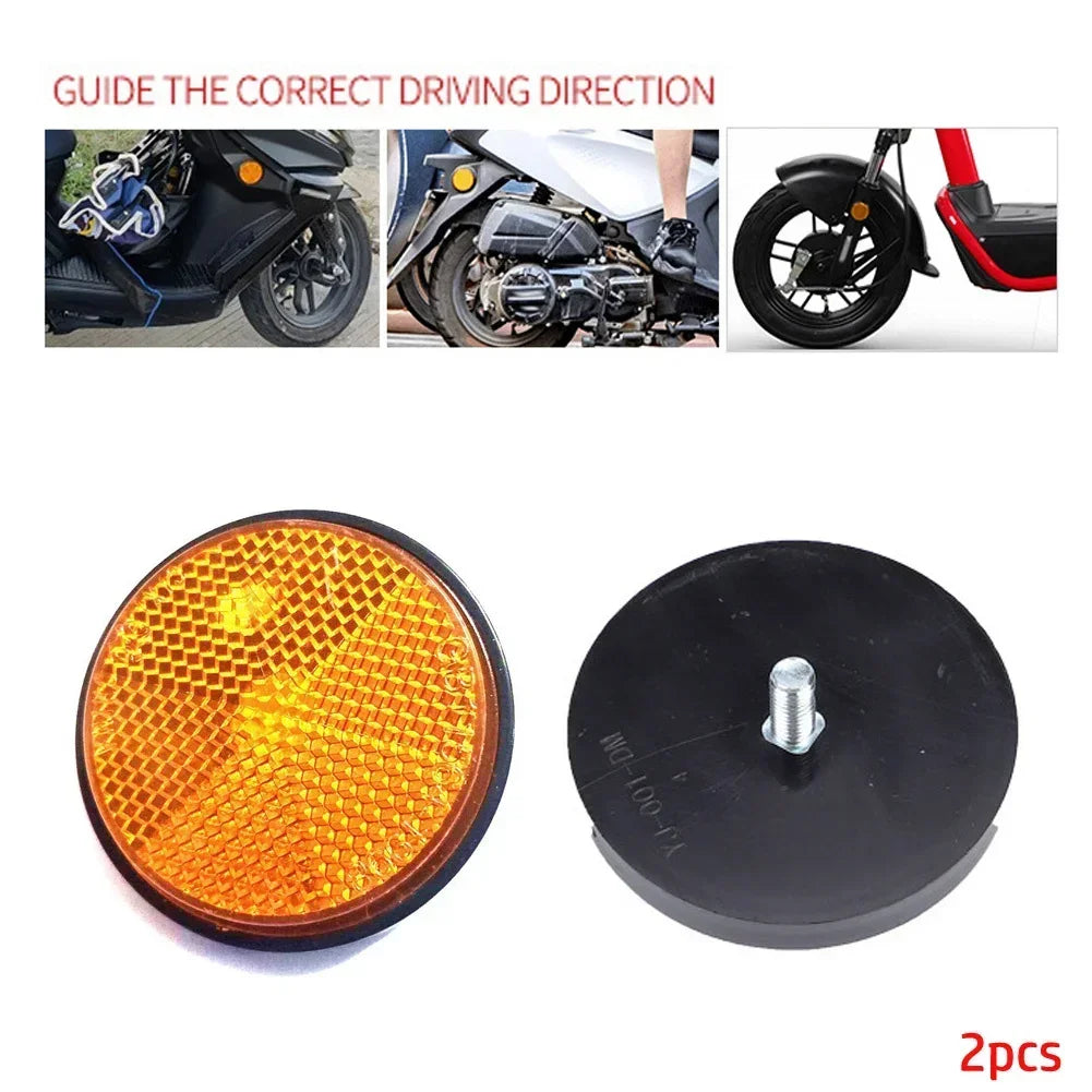 Round Screw-Mount Reflectors, 60 mm, 2 Pack