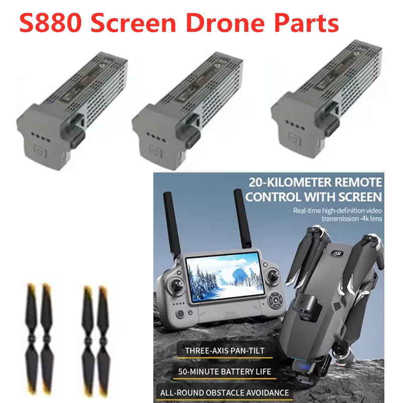 S880 Drone Spare Batteries or Propeller Sets