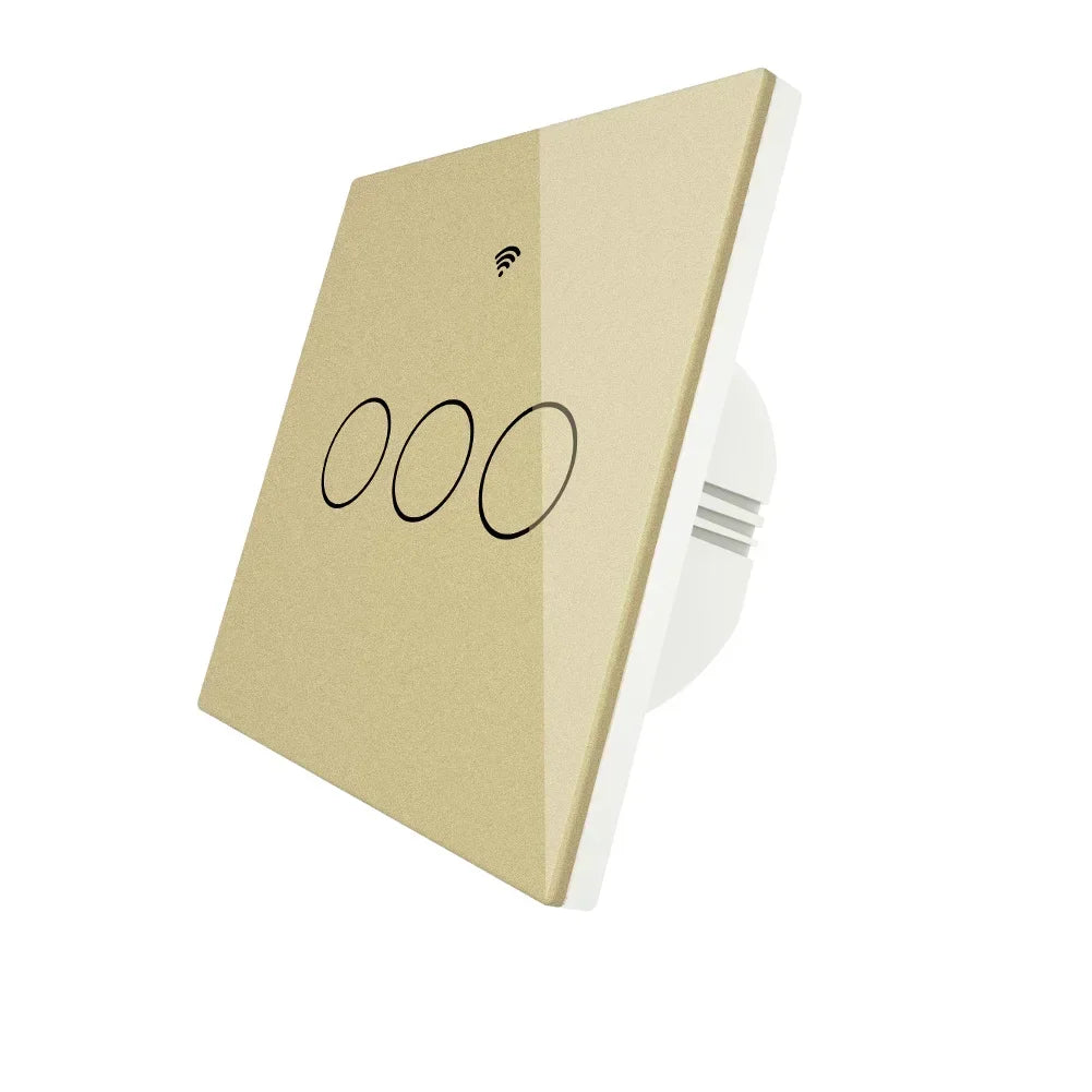 NEW Upgraded WiFi Smart RF433 Touch Switch 2/3 Way Smart Life/Tuya App Control,Alexa Google Home Voice Control 1/2/3 Gang