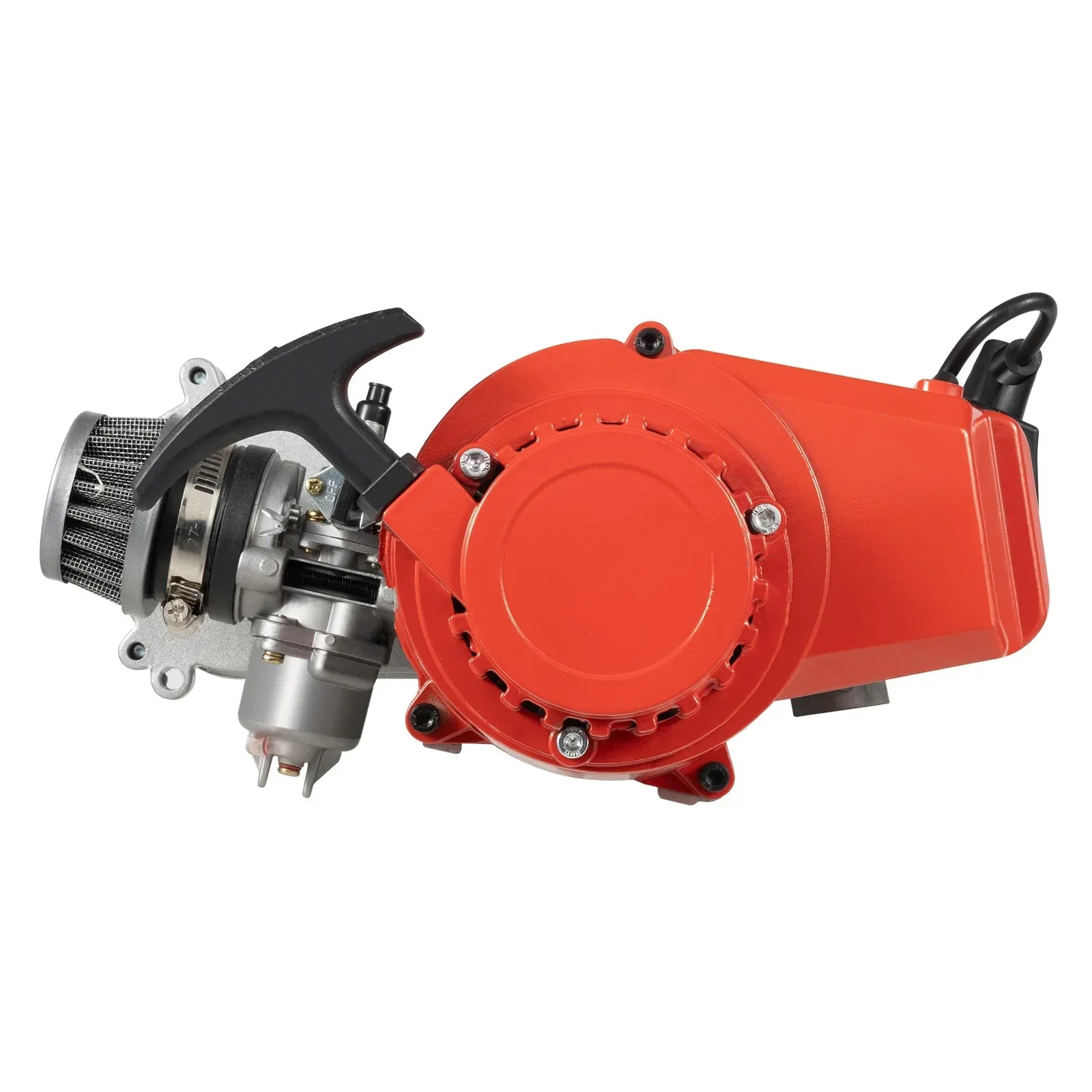 49CC 2-Stroke Pull Start Engine Gas Motor Electronic Ignition with Air Filter for Pocket Bike Mini Dirt Bike ATV Scooter 48km/h 