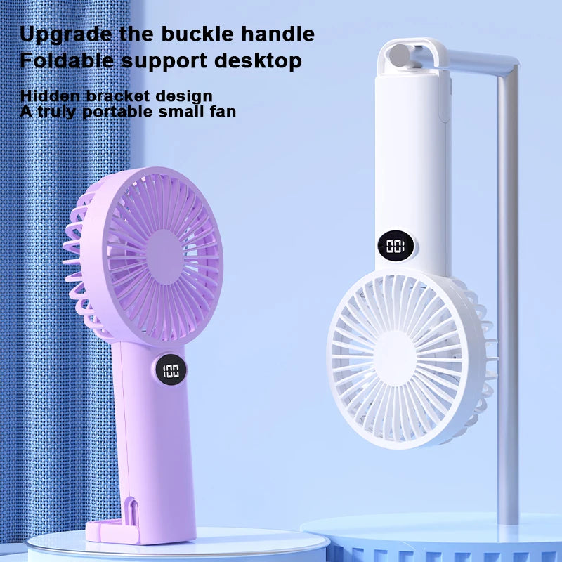 H9 Portable Fan with LCD