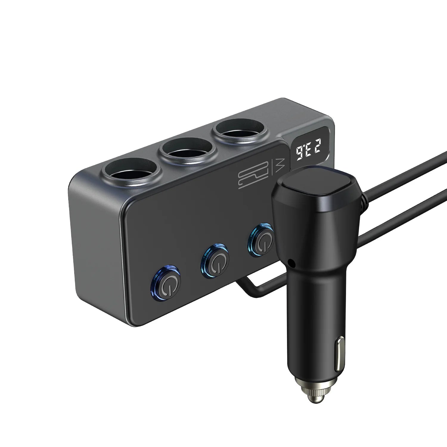 Car Cigarette Lighter Splitter Adapter with Multi-Port USB Charging