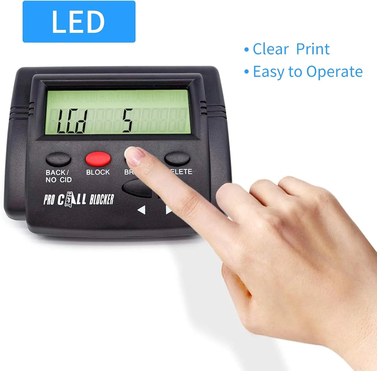Bloccochiamate per linea fissa modello 803 con LCD