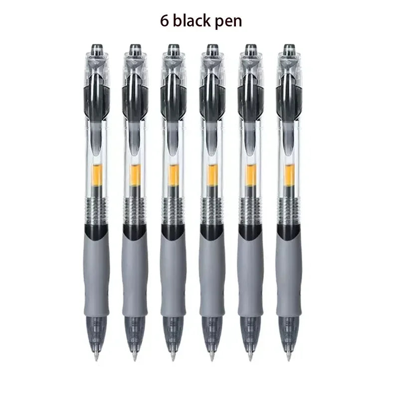 13/30pcs Retractable Gel Pens Set Black/Red/Blue Ink Ballpoint for Writing Refills Office Accessories School Supplies Stationery 