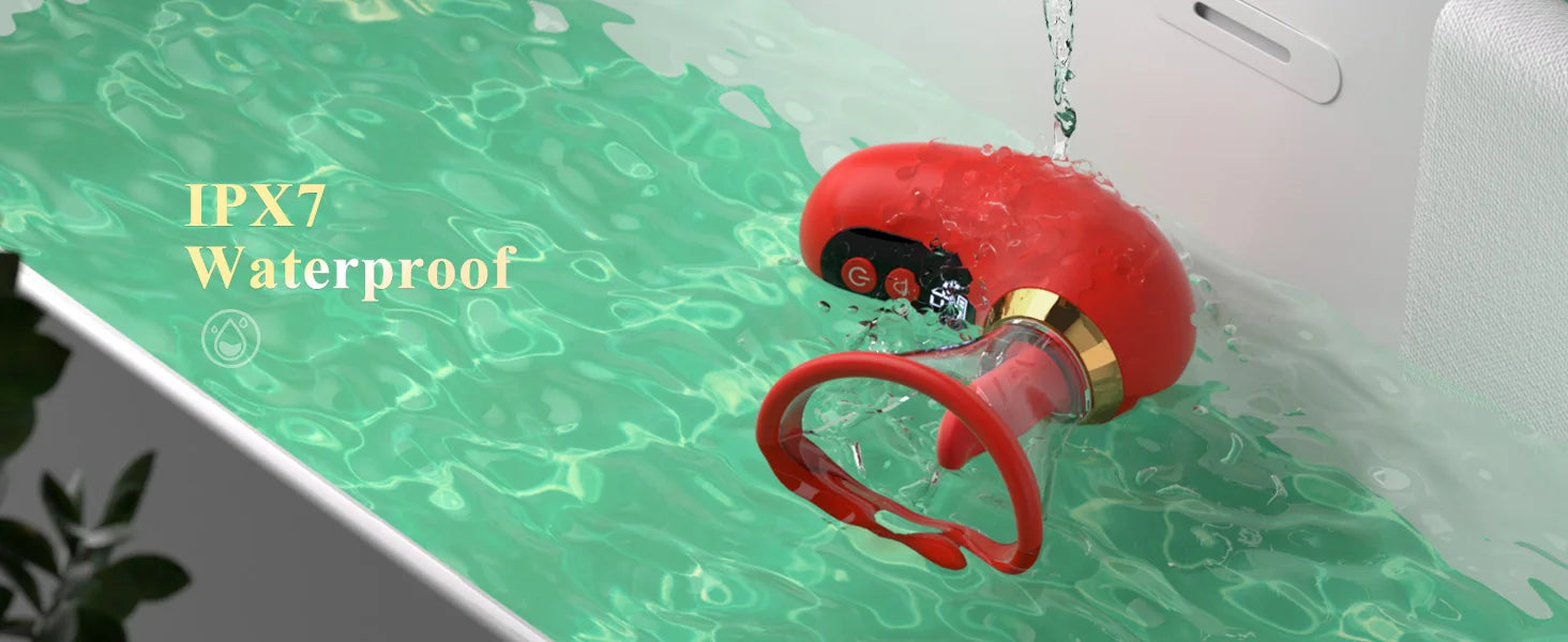 APP Kontrollü Dil ve Titreşim Modlu Klitoral Emici Vibratör