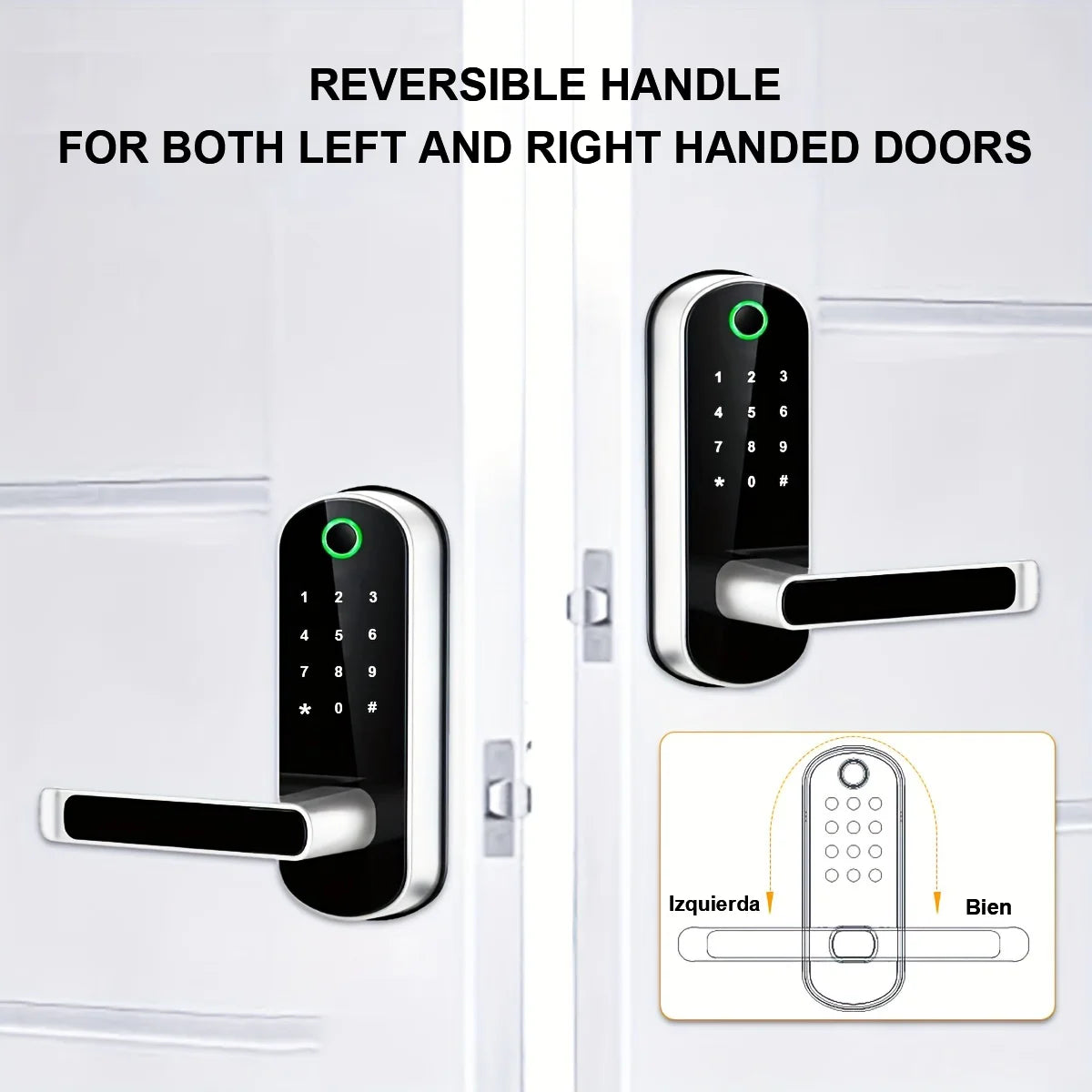 B05 Fingerprint and Keypad Door Lock