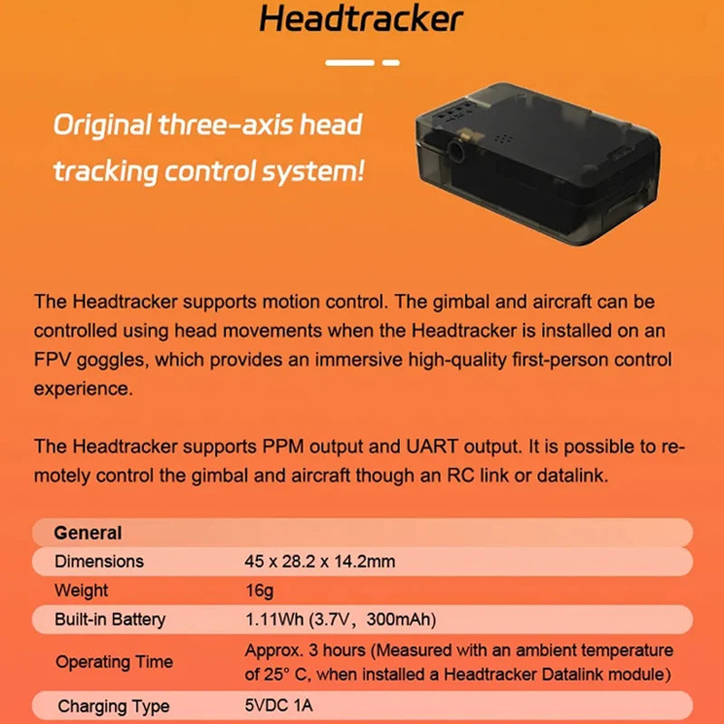 Three-Axis FPV Head-Tracking Module