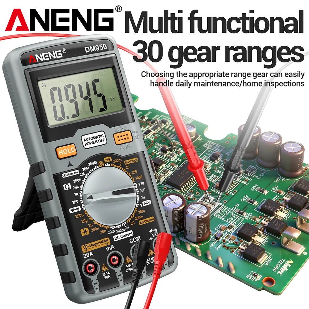DM950 Digitalmultimeter - 1999 Counts