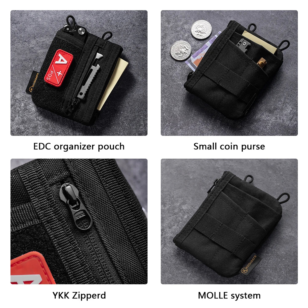 Bolsa organizadora de uso diario con área de parches