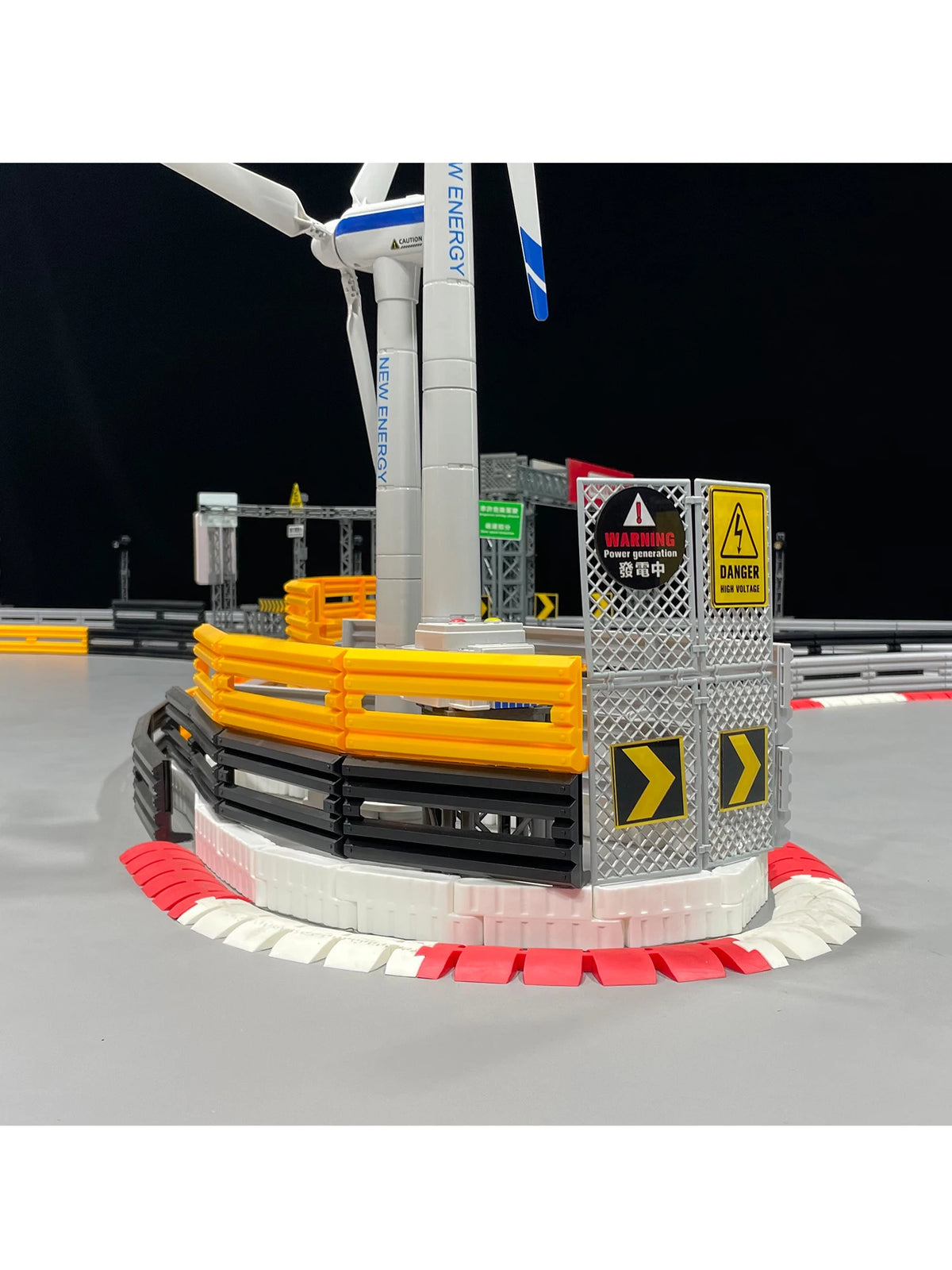 Veisperringer i plast til RC-driftbaner