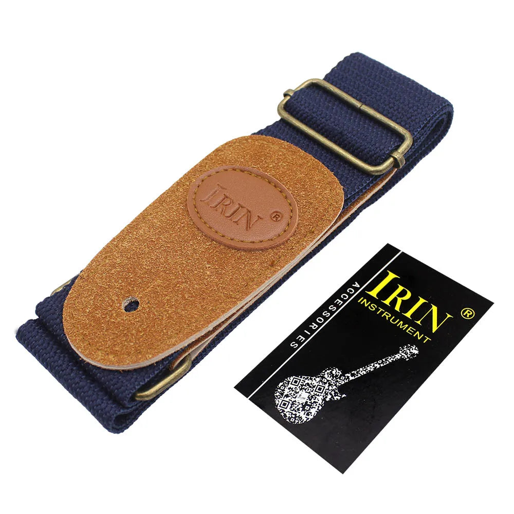 Adjustable Pure Cotton Guitar Strap for Acoustic, Electric and Bass