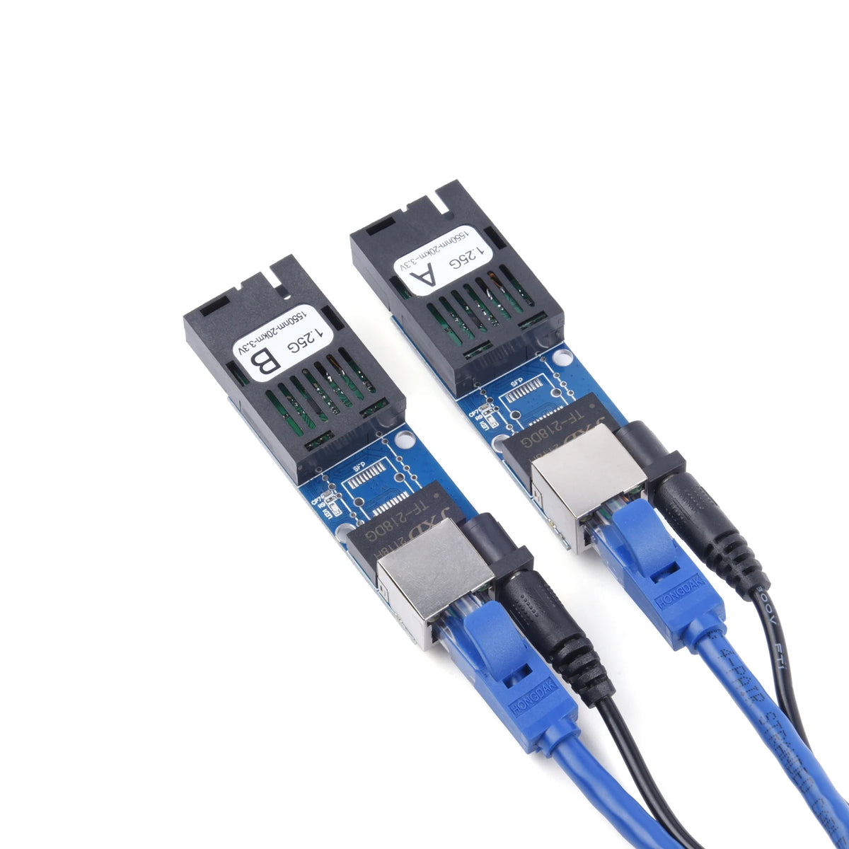 Gigabit Ethernet -fiiber media -muuntajat