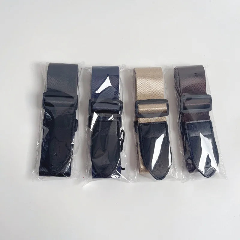 Solid-Colour Guitar Strap, Colour Options