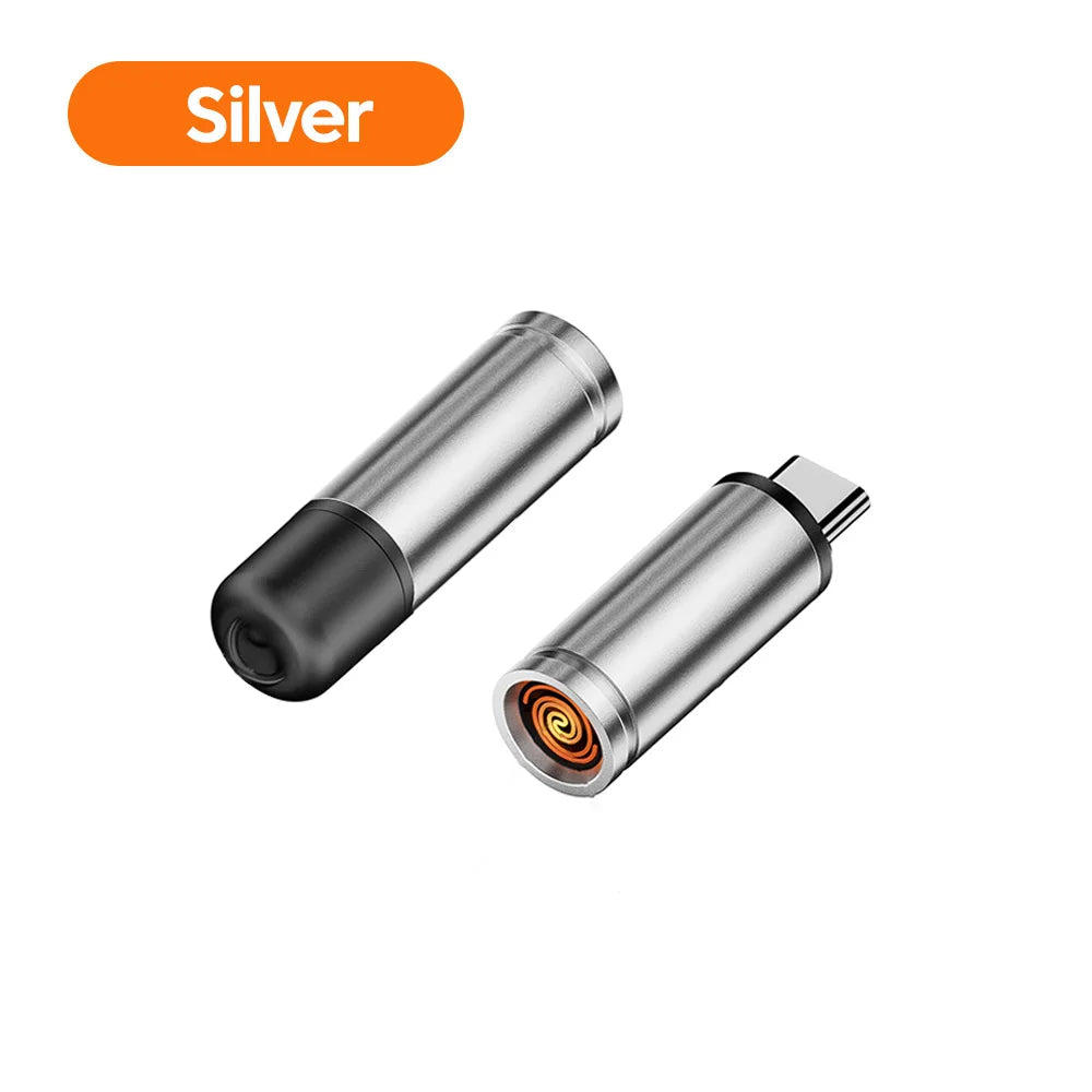 Type-C Mobile Cigarette Lighter Air Blowing Cigarette Lighter Outdoor Safety Portable Mini Cigarette Lighting Artifact 