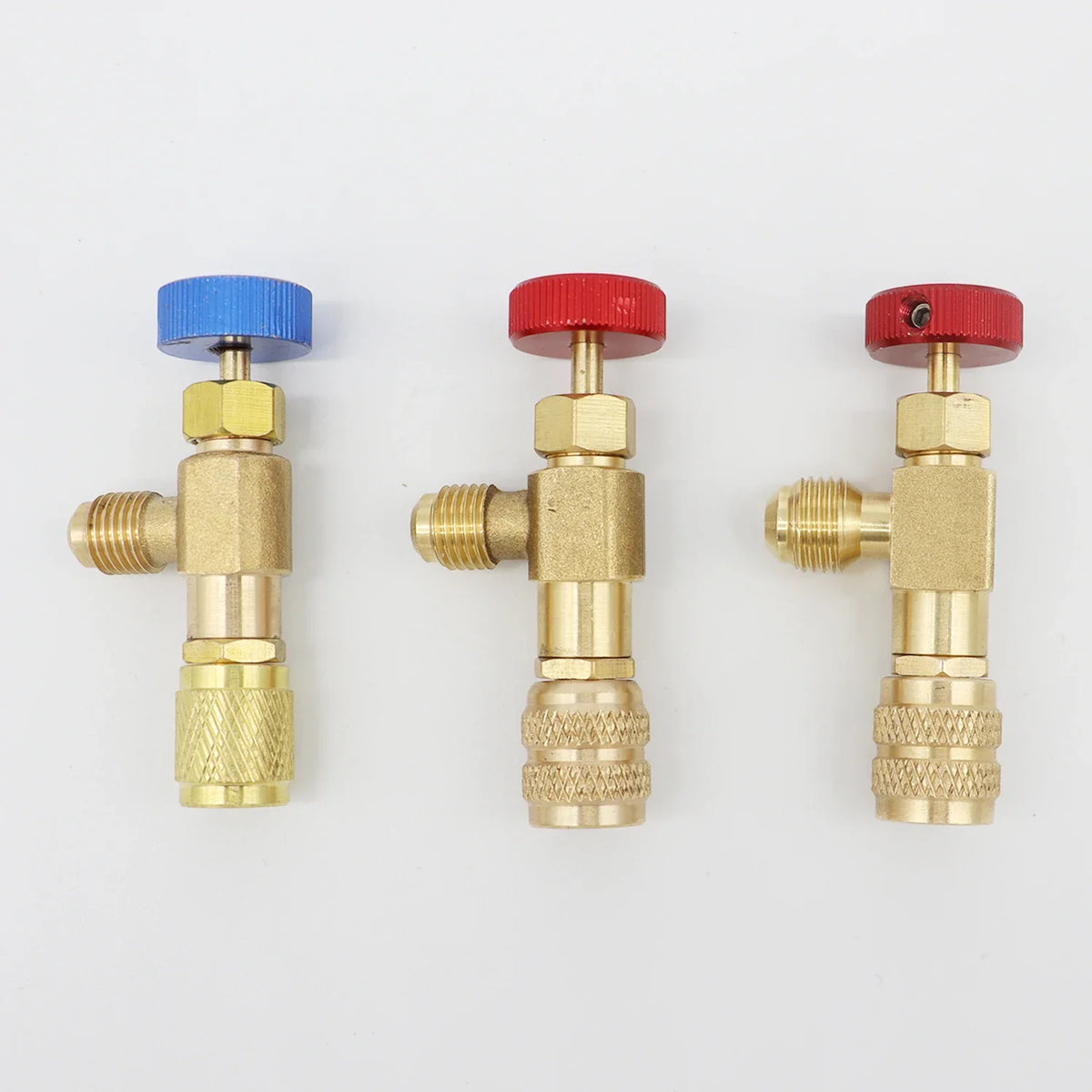 Valve de sécurité liquide R410A R22 Frigorifique Connecteur de sécurité 1/4 "Adaptateur de sécurité Réparation de climatisation et fluide liquide