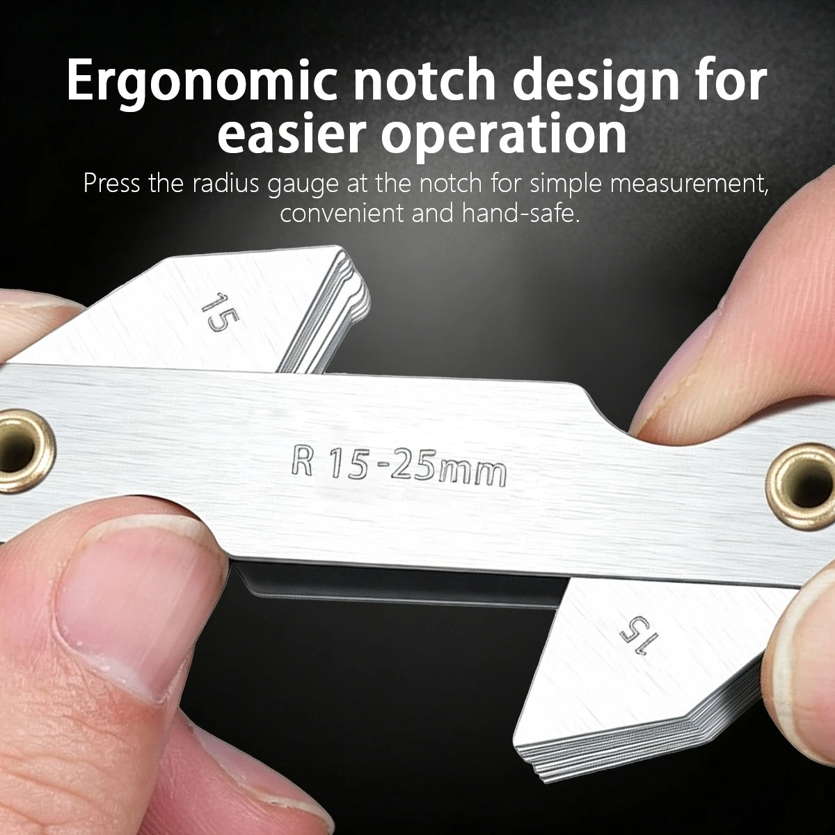 Radius Fillet Gauges for Concave and Convex Profiles