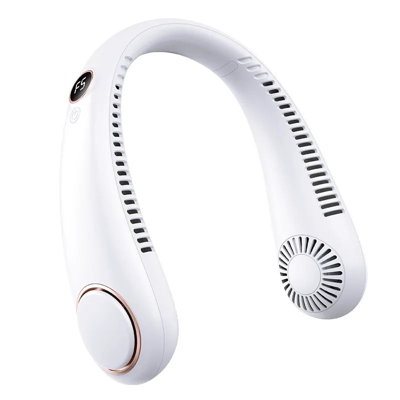 USB-C Rechargeable Handheld Fan with Digital Display