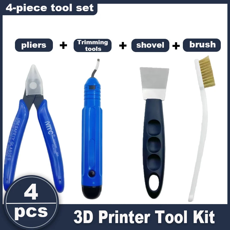 Strumenti di Pulizia per Stampa 3D - Opzioni Singole e in Set