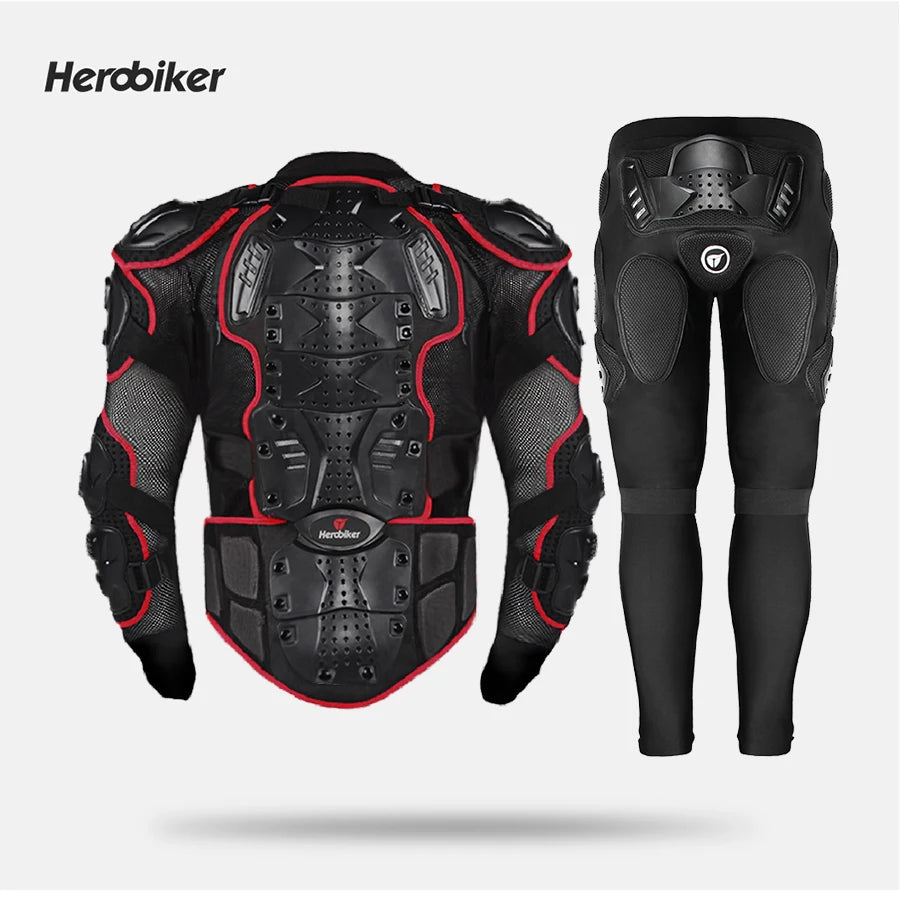 5XL Motorcycle Jackets Men's Full Body Armor Protection Jackets Motocross Enduro Racing Moto Protective Equipment Clothes 