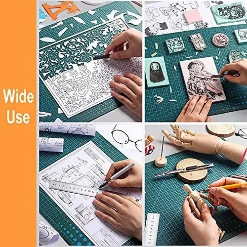 A3 A4 A5 PVC Cutting Mat Workbench Patchwork Cut Pad Sewing Manual DIY Knife Engraving Leather Cutting Board Side Underlay 