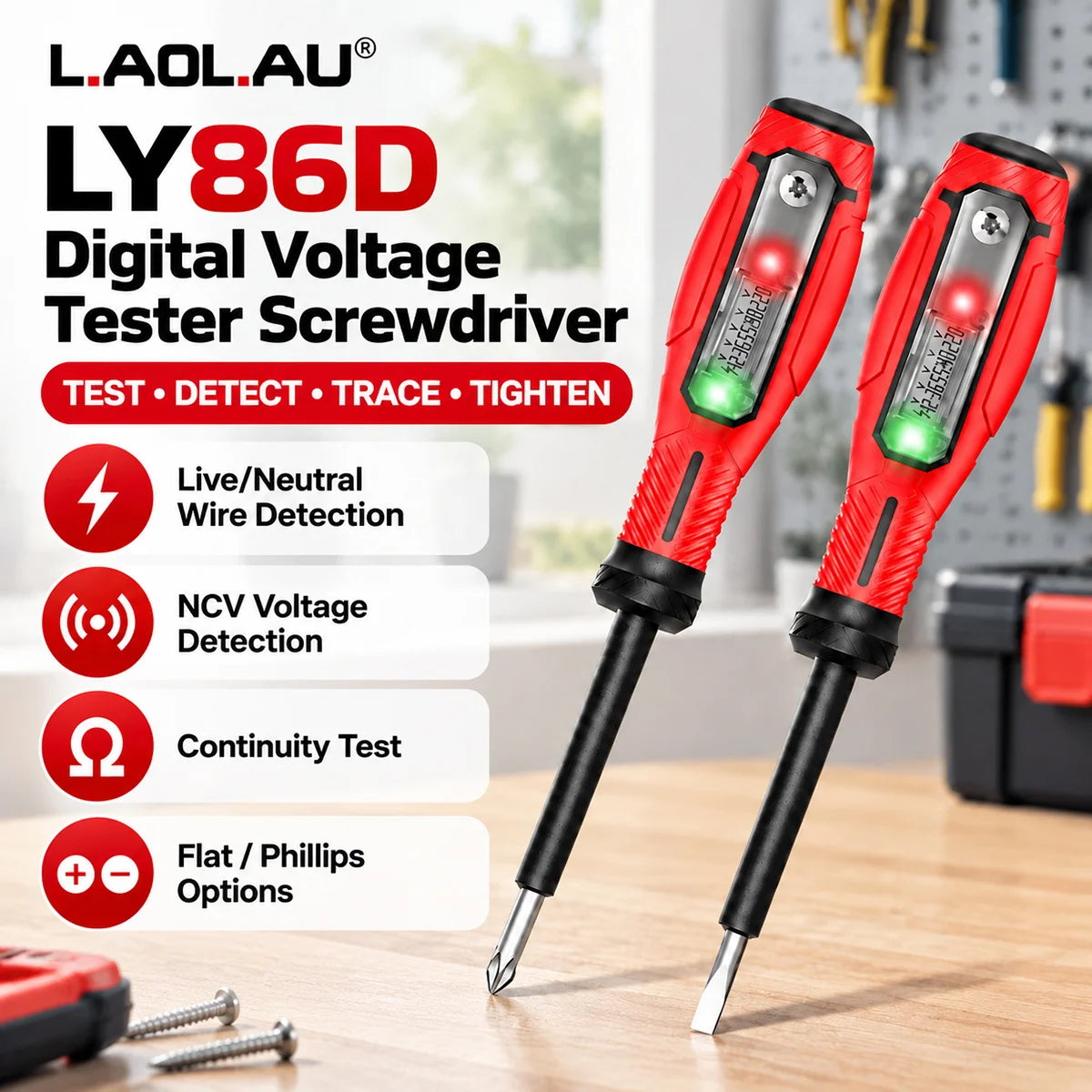 LY86D Digital AC Voltage Tester Pen