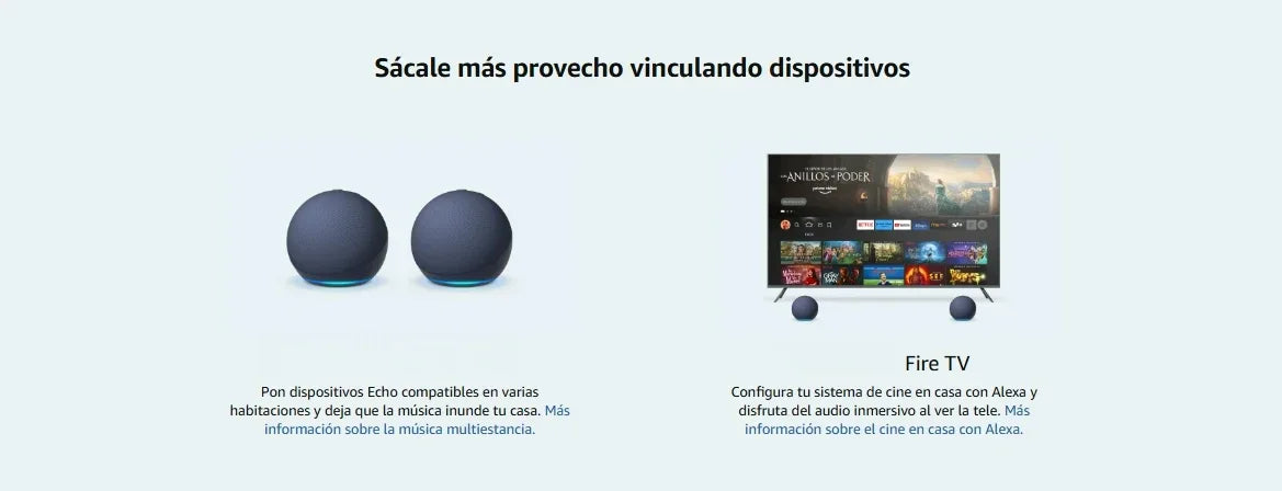 Coluna inteligente Wi-Fi compacta com botão de desligar o microfone