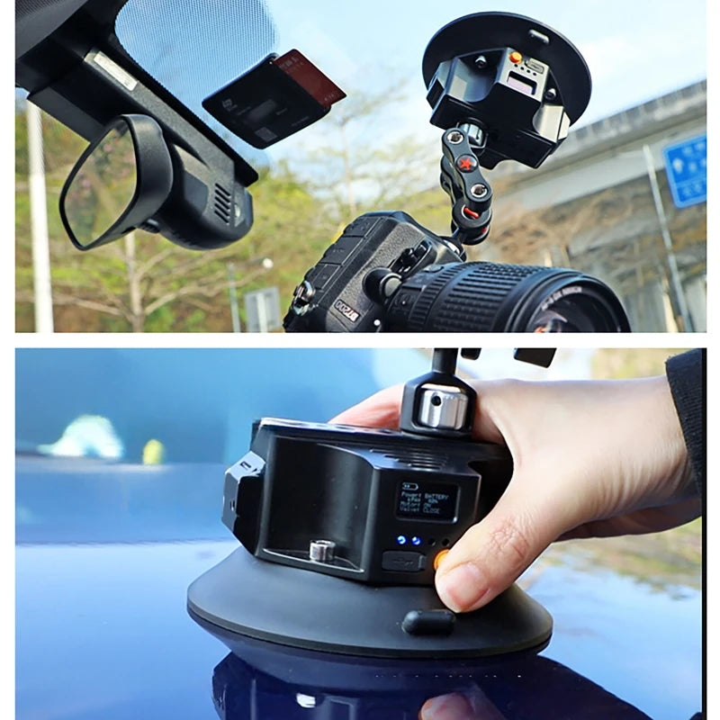 Electric Suction Camera Mount - Cup Size Options