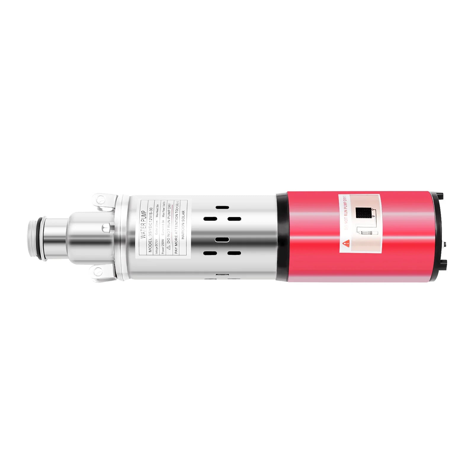 12V 180W Submersible Deep Well Pump for Irrigation 396GPH