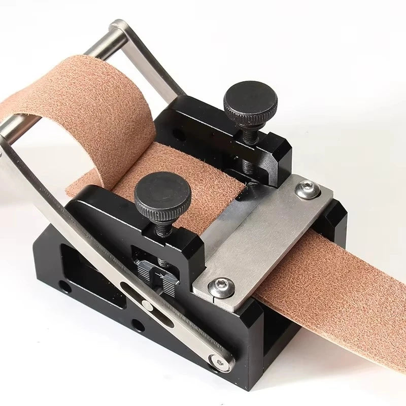 Manual Leather Splitter with Adjustable Thickness