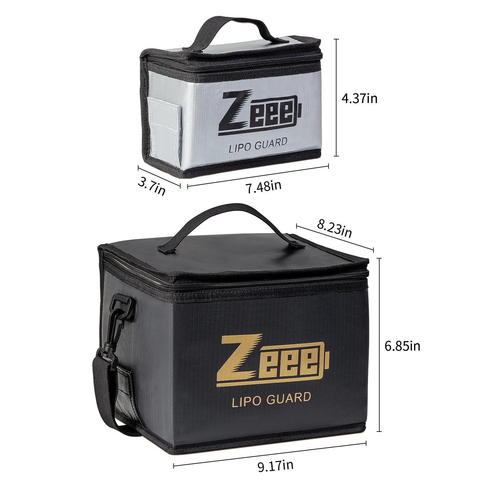 Zeee Fireproof LiPo Battery Safety Bag Set