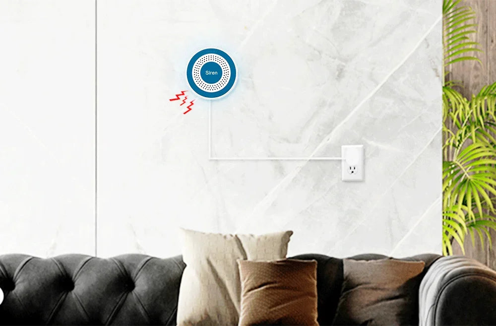 Wireless Alarm System 433MHz with Remote Control, Door Sensor and PIR Sensor