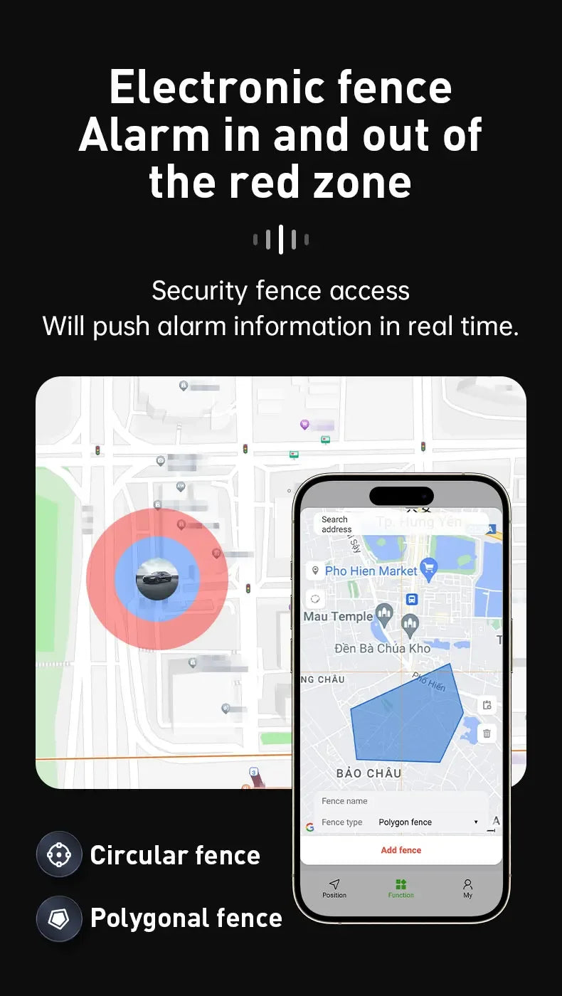 Mini mágneses GPS nyomkövető helymeghatározó, hordozható jármű anti-lopás riasztó készülék valós idejű pozíciókövető ingyenes mobil APP-vezérléssel