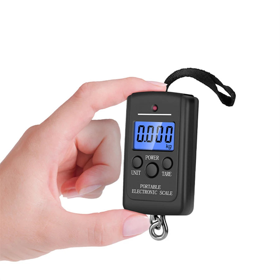 Mini digital ophængsvægt 40 kg/10 g bærbar lommeskala