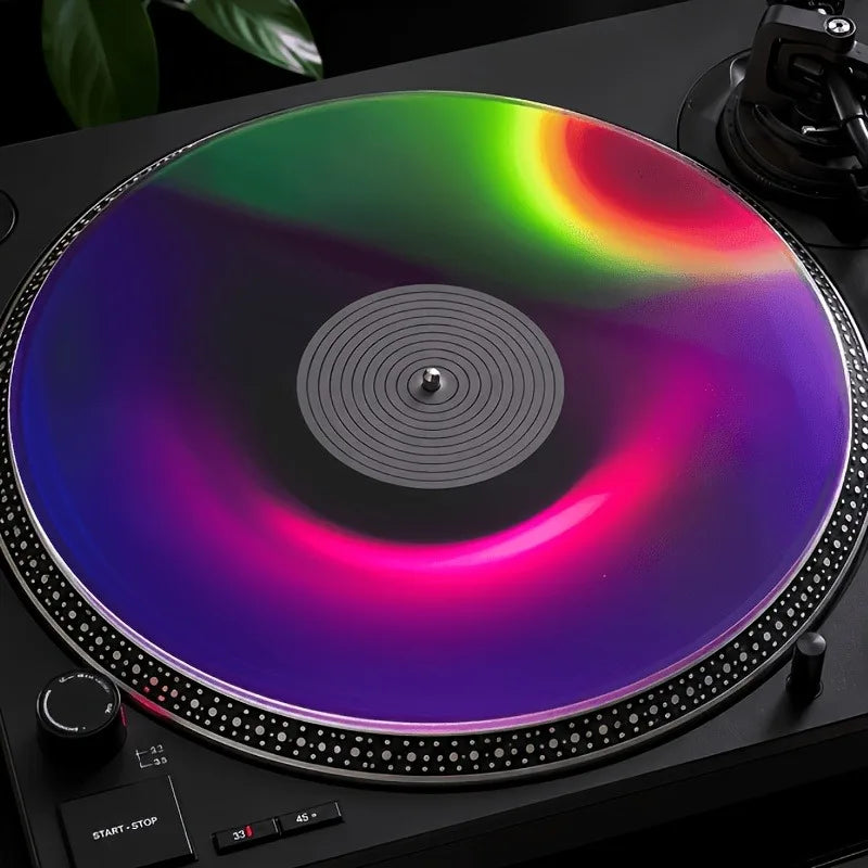 12-Inch Colour-Gradient Acrylic Turntable Mat
