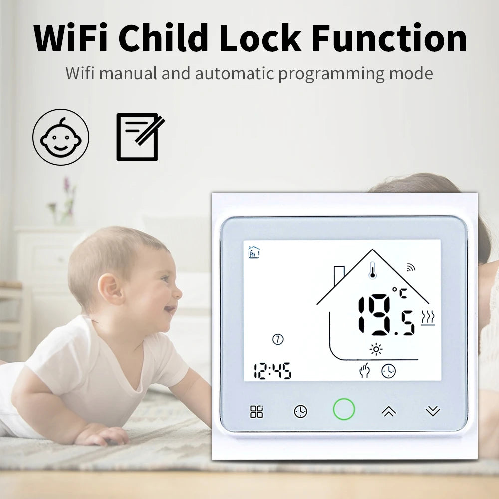 Wi-Fi-varmetermostat - valgmuligheder for system