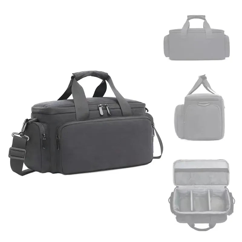 Camera Bag Travel Camera Shoulder Bag Water-resistant Shock-proof for Mirrorless Camera W/ Removable Dividers and Shoulder Strap