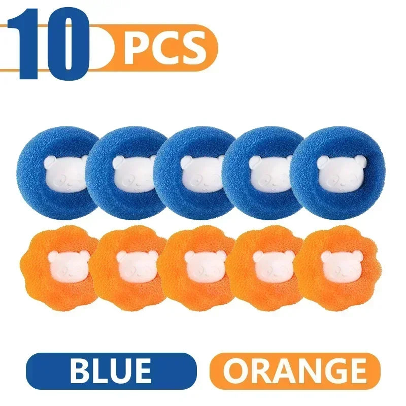 Laundry Balls Pet Hair Collector for Washing Machine Reusable Laundry Lint Catcher Removes Lint From Clothes Pet Cat Accessories 