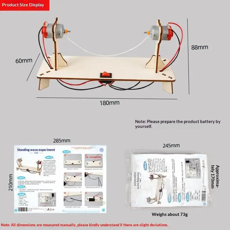 Dual-Motor Standing-Wave Demonstration Kit