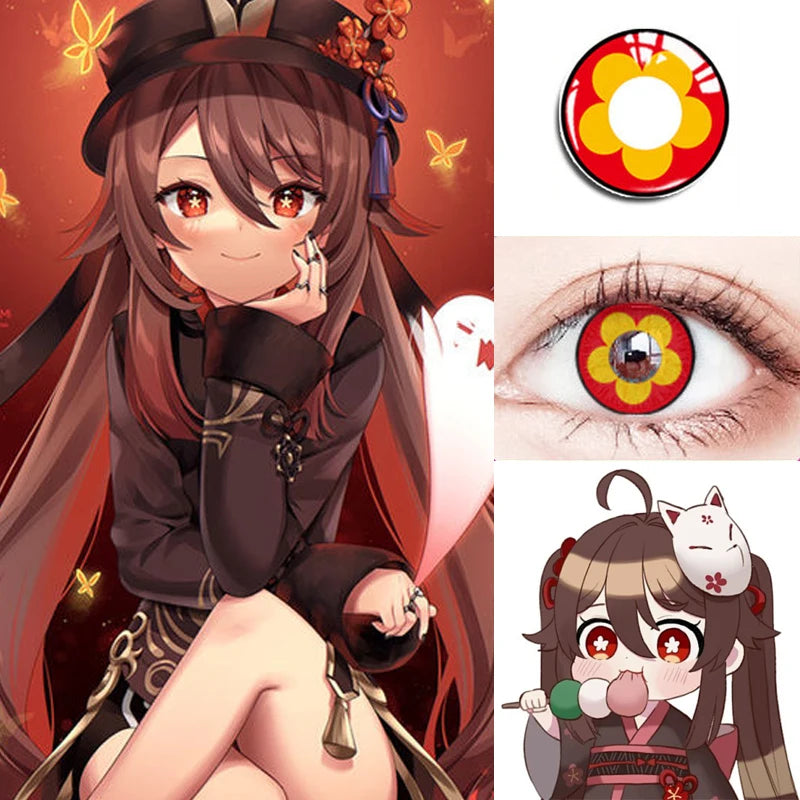 Yellow Coloured Contact Lenses - Pair