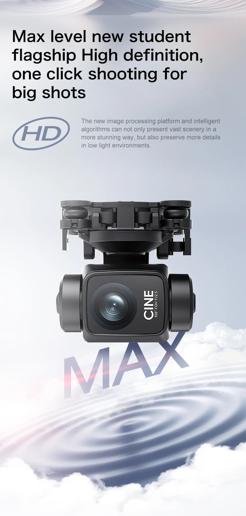S-X1 MAX Profesyonel GPS Drone 4K Gimbal Kameralı