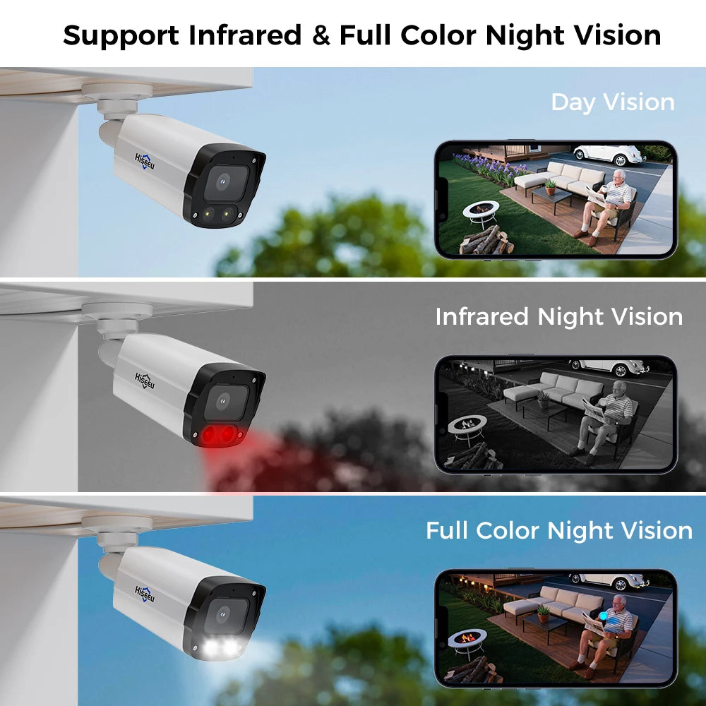 12MP POE IP Security Camera with Vehicle Detection